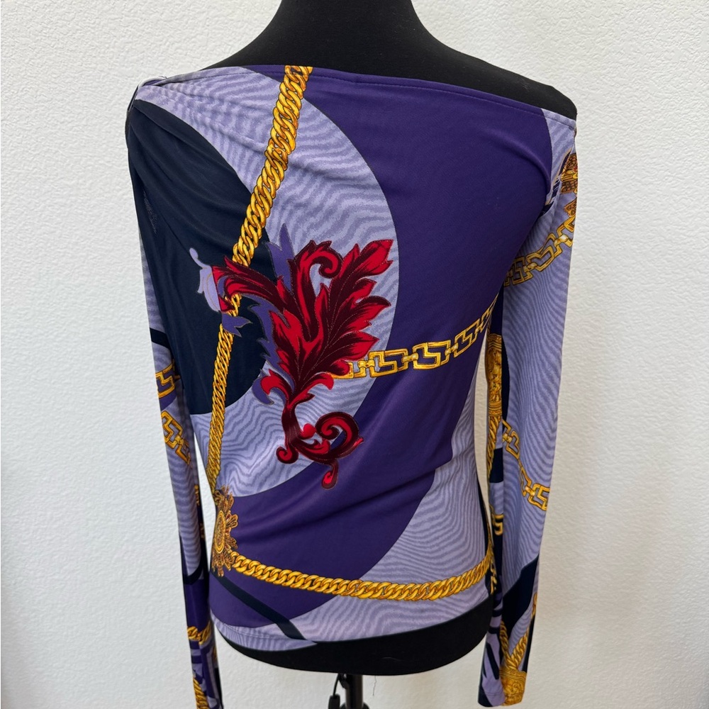 Versace Inspired Off-Shoulder Top - Picture 4 of 10